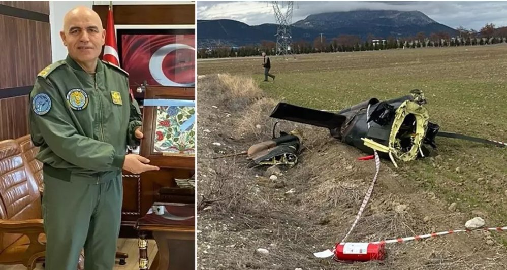 Isparta'da askeri helikopter düştü! 1'i tuğgeneral 6 askerimiz şehit 