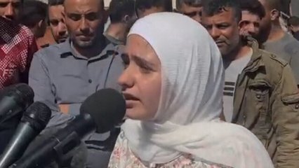 13 yaşındaki Filistinli kızın çığlığı! Gazze'deki zulmü görmezden gelenler bu sese kulak versin 