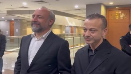 Halit Ergenç ve Rıza Kocaoğlu 'yalan tanıklık' iddiasıyla ilk kez hakim karşısında 